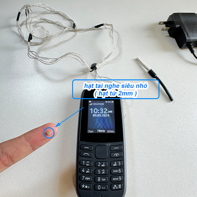 tai nghe siêu nhỏ hạt từ 2mm nokia công nghệ mới