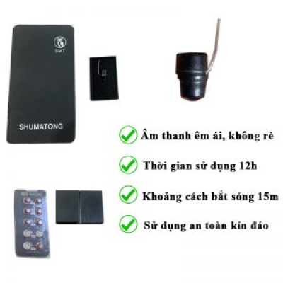 Tai Nghe Siêu Nhỏ Bluetooth Ngụy Trang Củ Sạc Dự Phòng Mini